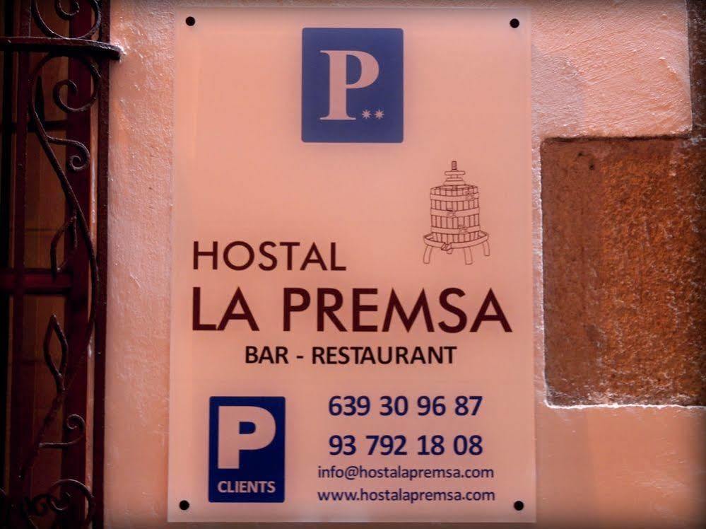 Hotel La Premsa Arenys de Mar Exterior foto
